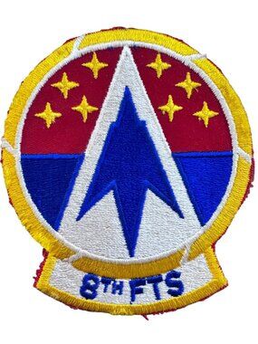 Vintage USAF 8th Flying Training Squadron Patch 8th FTS Air Force Pilot Vance AF